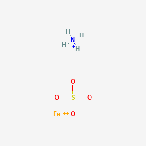 molecular formula FeH4NO4S+ B8716397 ammonium iron (II) sulfate 