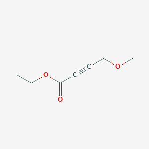 molecular formula C7H10O3 B8716400 Ethyl 4-methoxybut-2-ynoate 
