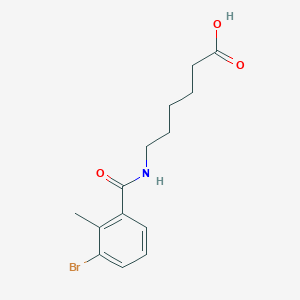 6-(3-Bromo-2-methylbenzamido)hexanoic acid