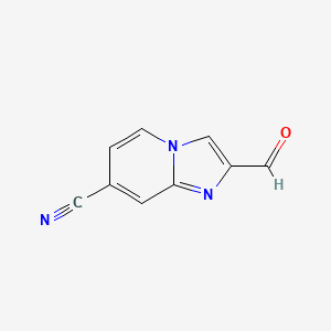 2-Formylimidazo[1,2-a]pyridine-7-carbonitrile