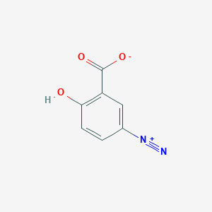 molecular formula C7H4N2O3 B087165 5-Diazosalicylic acid CAS No. 121-13-1