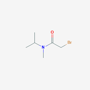 molecular formula C6H12BrNO B8716616 2-bromo-N-methyl-N-propan-2-ylacetamide 