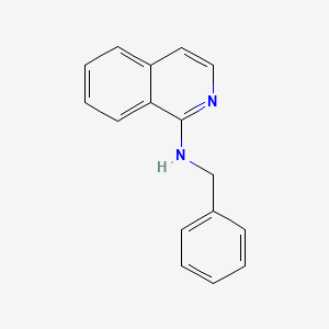 molecular formula C16H14N2 B8716758 1-(Benzylamino)isoquinoline 