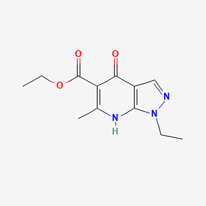 Ethyl 1-ethyl-4-hydroxy-6-methyl-1H-pyrazolo[3,4-b]pyridine-5-carboxylate