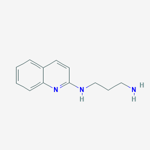 N-(quinolin-2-yl)propane-1,3-diamine