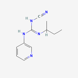 Guanidine, N-cyano-N'-(1-methylpropyl)-N''-3-pyridinyl-