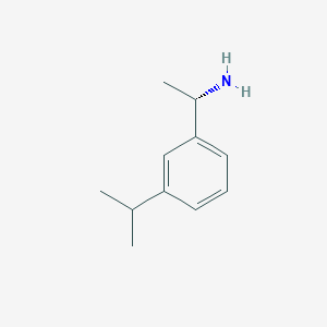 molecular formula C11H17N B8716790 (1S)-1-[3-(METHYLETHYL)PHENYL]ETHYLAMINE 