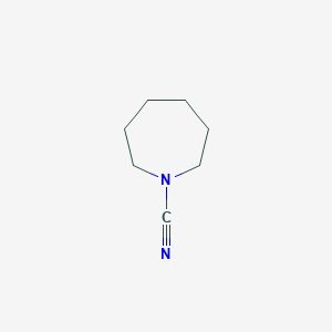 molecular formula C7H12N2 B8716806 Azepane-1-carbonitrile 