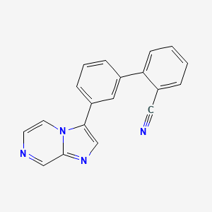[1,1'-Biphenyl]-2-carbonitrile, 3'-imidazo[1,2-a]pyrazin-3-yl-