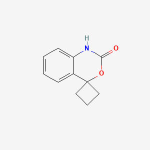 molecular formula C11H11NO2 B8716851 Spiro[3,1-benzoxazine-4,1'-cyclobutan]-2(1H)-one CAS No. 638989-35-2
