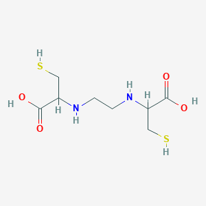 molecular formula C8H16N2O4S2 B8716885 l,l-Ethylenedicysteine 