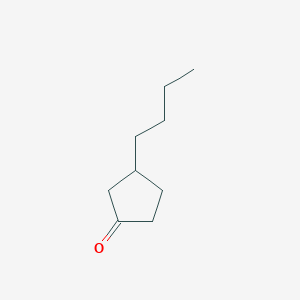 molecular formula C9H16O B8716900 3-Butylcyclopentanone 