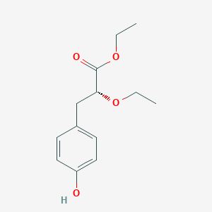 molecular formula C13H18O4 B8716930 (R)-Ethyl 2-ethoxy-3-(4-hydroxyphenyl)propanoate 