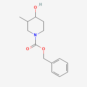 molecular formula C14H19NO3 B8716993 Benzyl 4-hydroxy-3-methylpiperidine-1-carboxylate 
