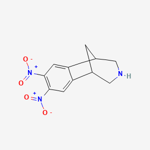molecular formula C11H11N3O4 B8717030 Depyrazine 7,8-Dinitrophenyl Varenicline 