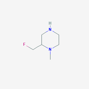 2-(Fluoromethyl)-1-methylpiperazine