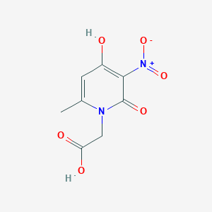 2-(4-Hydroxy-6-methyl-3-nitro-2-oxopyridin-1(2H)-yl)acetic acid