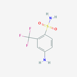 3-Trifluoromethyl-4-sulphamoylaniline
