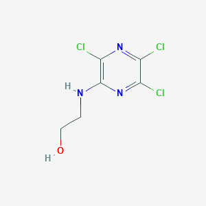 2-[(3,5,6-Trichloropyrazin-2-yl)amino]ethan-1-ol