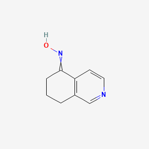 molecular formula C9H10N2O B8717510 7,8-Dihydroisoquinolin-5(6H)-one oxime 