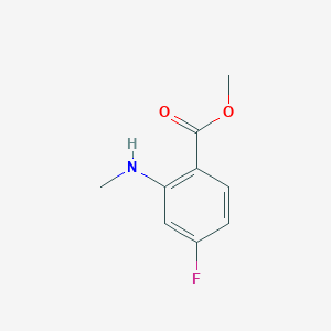 Methyl 4-fluoro-2-(methylamino)benzoate