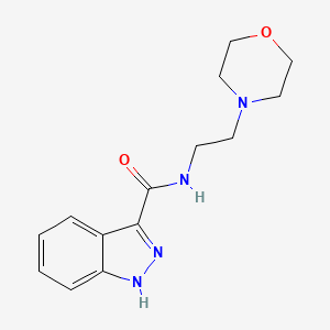 1H-Indazole-3-carboxamide, N-[2-(4-morpholinyl)ethyl]-