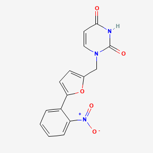 molecular formula C15H11N3O5 B8717611 Codon readthrough inducer 1 