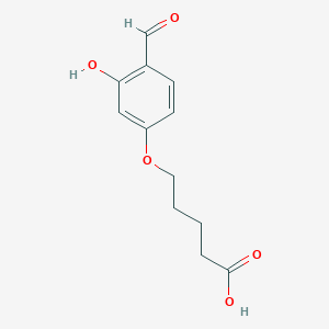 5-(4-formyl-3-hydroxyphenoxy)pentanoic Acid