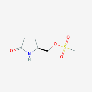 (S)-(5-Oxopyrrolidin-2-yl)methyl methanesulfonate