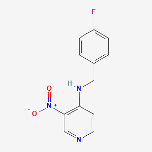 4-Pyridinamine, N-[(4-fluorophenyl)methyl]-3-nitro-