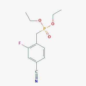 Diethyl 4-cyano-2-fluorobenzylphosphonate