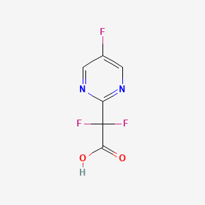 2,2-Difluoro-2-(5-fluoropyrimidin-2-yl)acetic acid