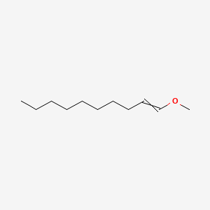 molecular formula C11H22O B8717768 1-Decene, 1-methoxy- CAS No. 93222-35-6