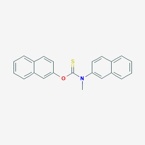 molecular formula C22H17NOS B087178 O-2-Naphthyl methyl-2-naphthylthiocarbamate CAS No. 1050-10-8