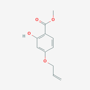 molecular formula C11H12O4 B8717824 Methyl 2-hydroxy-4-[(prop-2-en-1-yl)oxy]benzoate CAS No. 79557-58-7