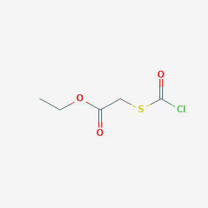 molecular formula C5H7ClO3S B8717832 Ethyl [(chlorocarbonyl)sulfanyl]acetate CAS No. 89323-62-6
