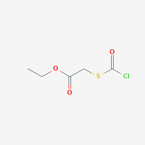 Ethyl [(chlorocarbonyl)sulfanyl]acetate
