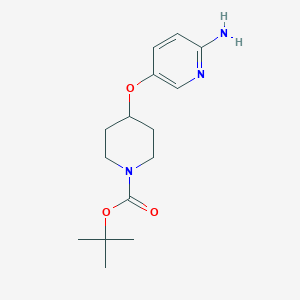 4-(6-Amino-pyridin-3-yloxy)-piperidine-1-carboxylic acid tert-butyl ester