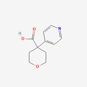 molecular formula C11H13NO3 B8717881 4-(Pyridin-4-yl)oxane-4-carboxylic acid CAS No. 920297-31-0