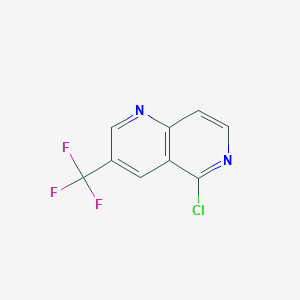 5-Chloro-3-(trifluoromethyl)-1,6-naphthyridine