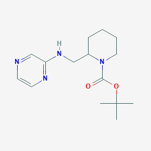 tert-Butyl 2-((pyrazin-2-ylamino)methyl)piperidine-1-carboxylate