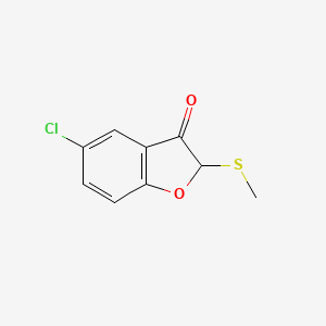 5-chloro-2-(methylthio)benzofuran-3(2H)-one