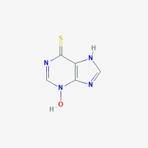 molecular formula C5H4N4OS B087180 6-巯基嘌呤 3-氧化物 CAS No. 145-95-9