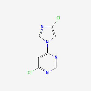 4-chloro-6-(4-chloro-1H-imidazol-1-yl)pyrimidine