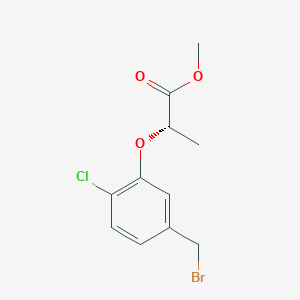 (S)-Methyl 2-(5-(bromomethyl)-2-chlorophenoxy)propanoate