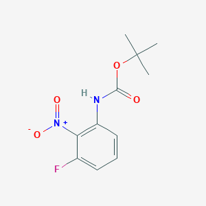 molecular formula C11H13FN2O4 B8718258 N-Boc-3-fluoro-2-nitroaniline 