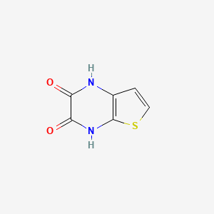 molecular formula C6H4N2O2S B8718391 Thieno[2,3-b]pyrazine-2,3(1H,4H)-dione 