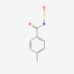molecular formula C8H7NO2S B8718419 Benzamide, 4-methyl-N-sulfinyl- CAS No. 40014-43-5
