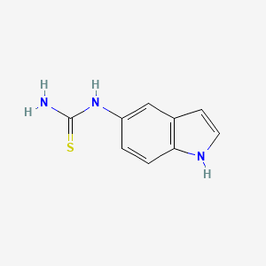 molecular formula C9H9N3S B8718446 N-1H-indol-5-yl-Thiourea 