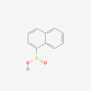molecular formula C10H8O2S B8718453 1-Naphthalenesulfinic acid CAS No. 607-33-0